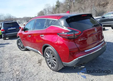 2021 Nissan Murano Sv Fwd из США, поврежденный, VIN 5N1AZ2BJXMC142643